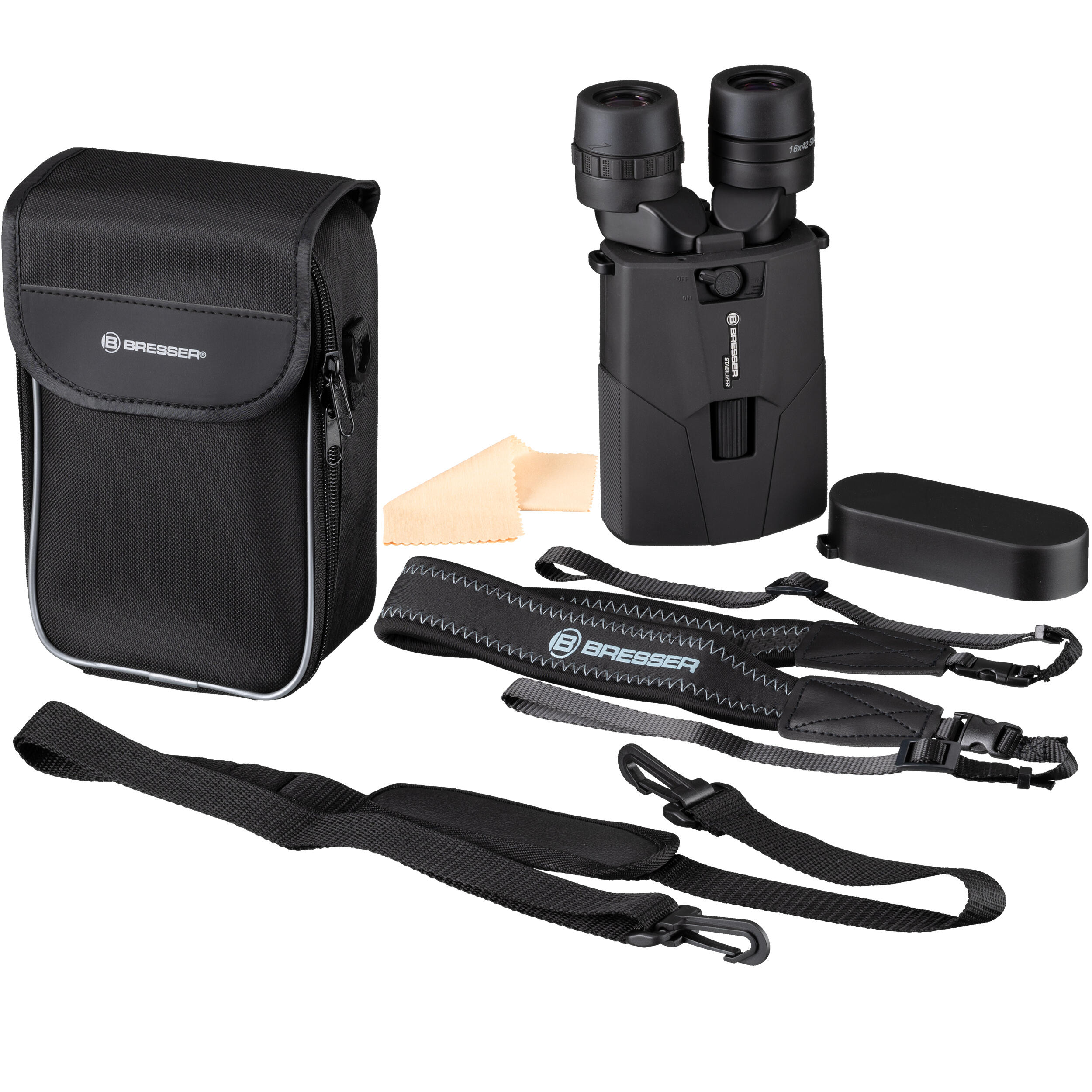 Binóculos 16x42 BRESSER STABILIZER OIS com estabilizador de imagem 5/7