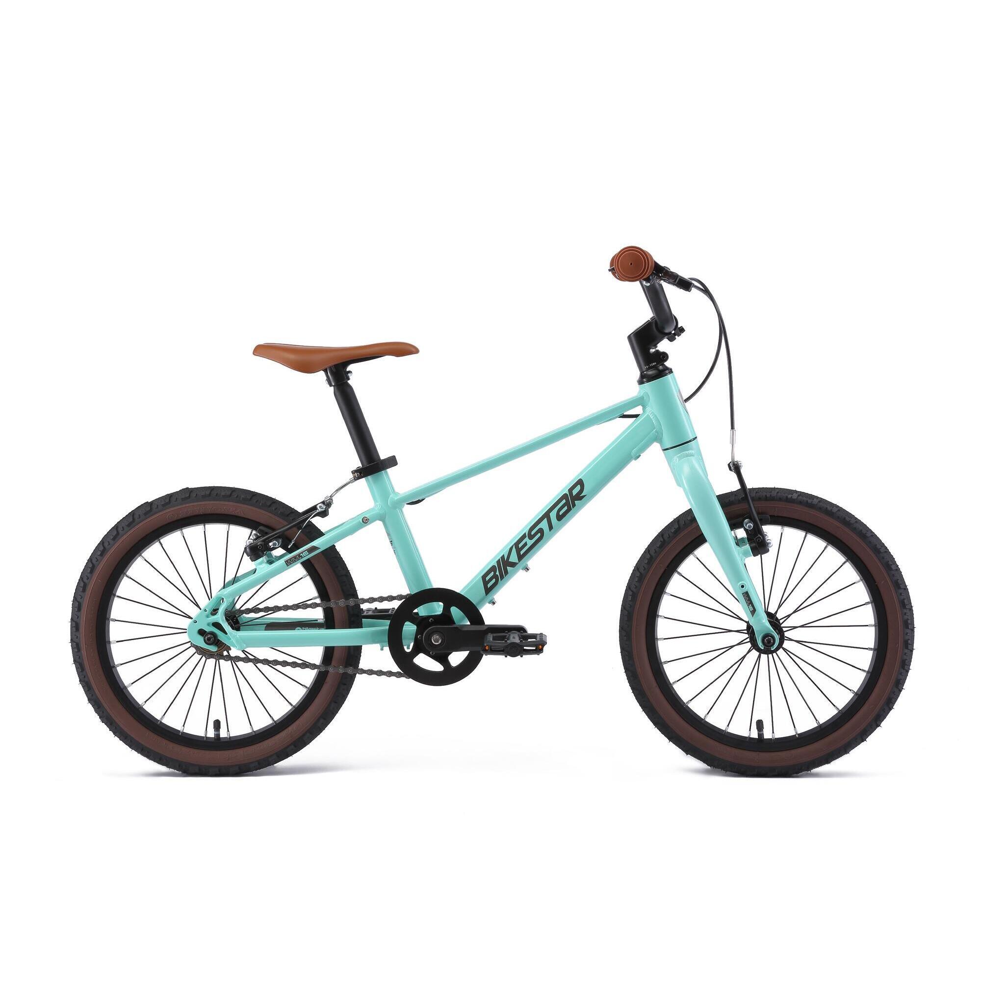 Bikestar - Vélo De Ville 16" Pour Enfants 4 Ans, Vtc En Aluminium Léger 7 Kg - Vélo Enfant - Vert - Taille Unique - Decathlon