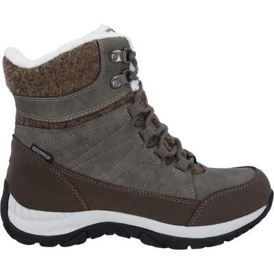 Hi-tec hi-tec riva mid wp womens wandelschoenen hoge hiel donkerbruin/taupe 41