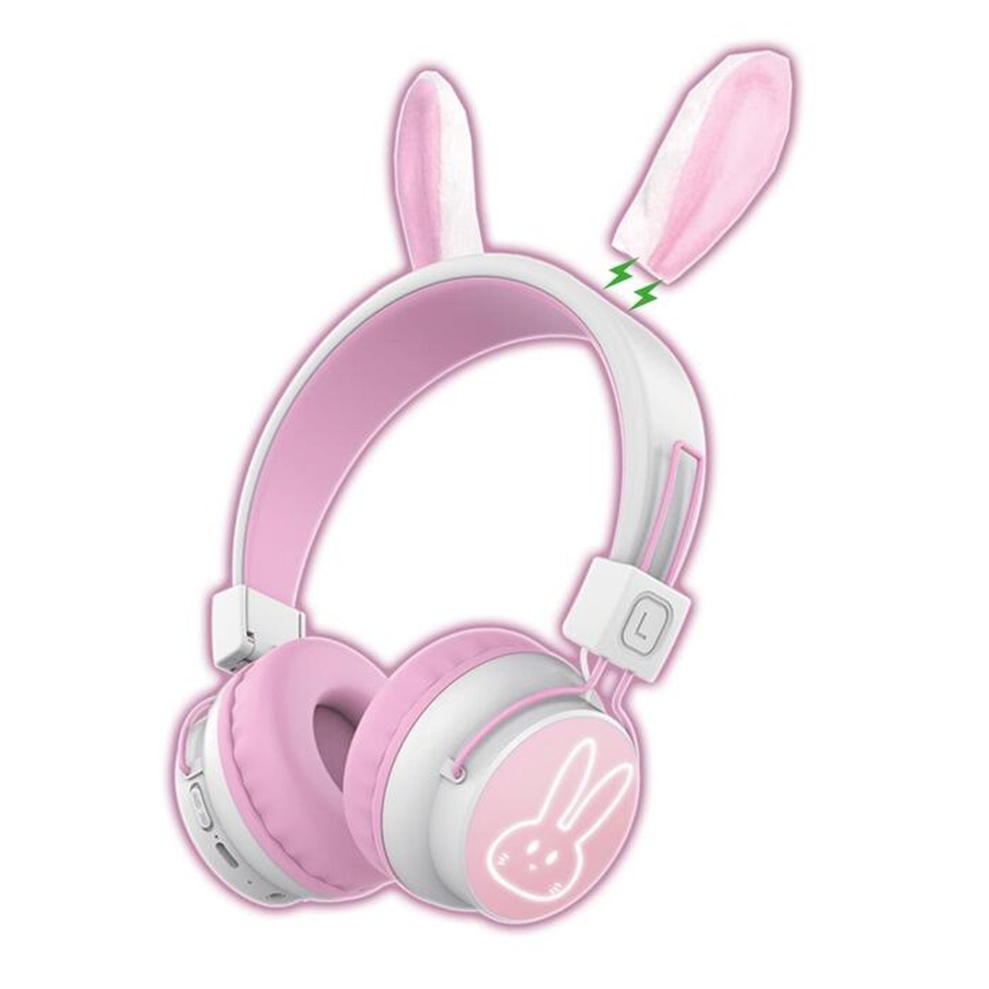 Muvit - Casque Audio Enfant Sans Fil Muvit Lapin - Casque Audio - Rose - No Size - Decathlon