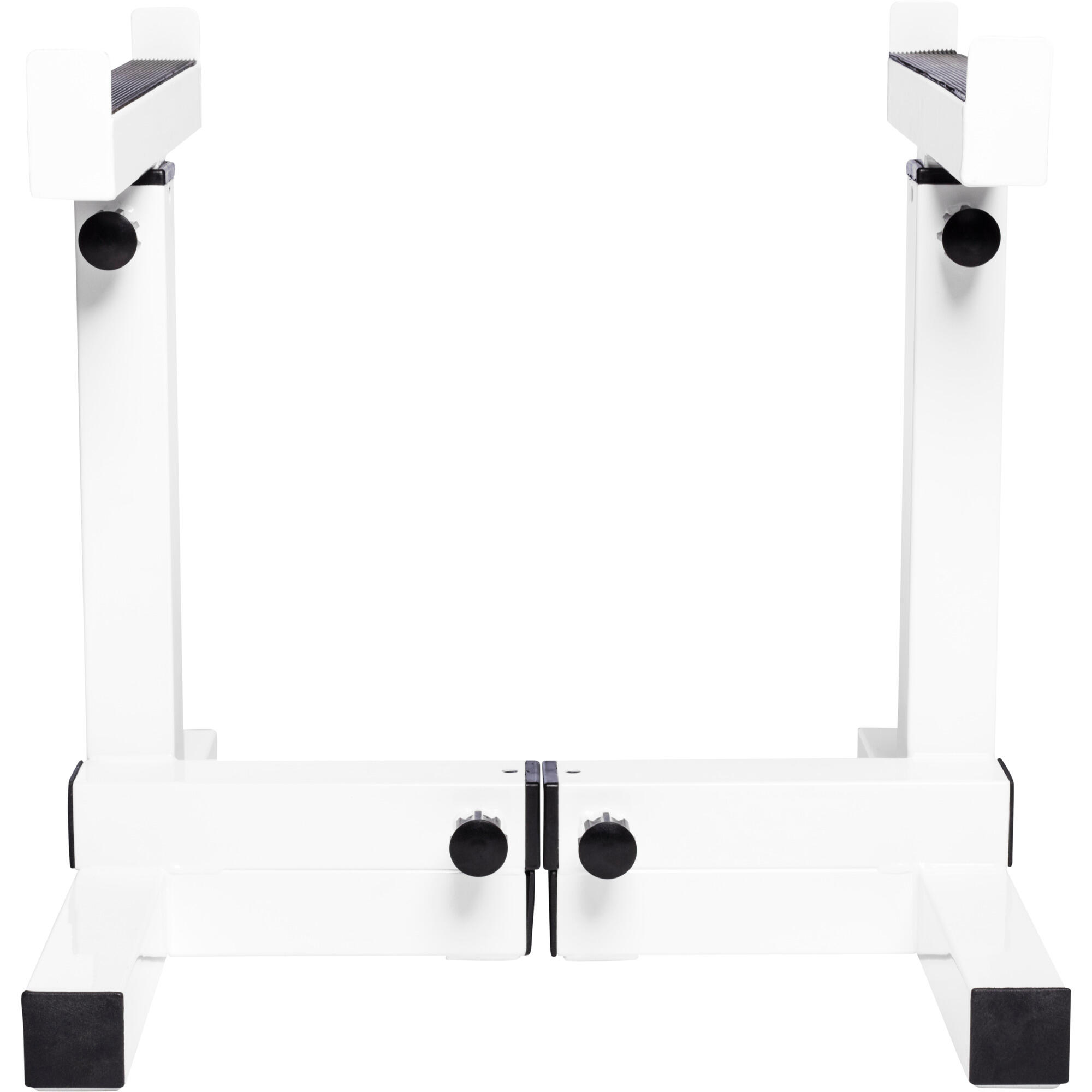Supporto bilanciere Gorilla Sports regolabile altezza/larghezza 250 kg bianco 4/7