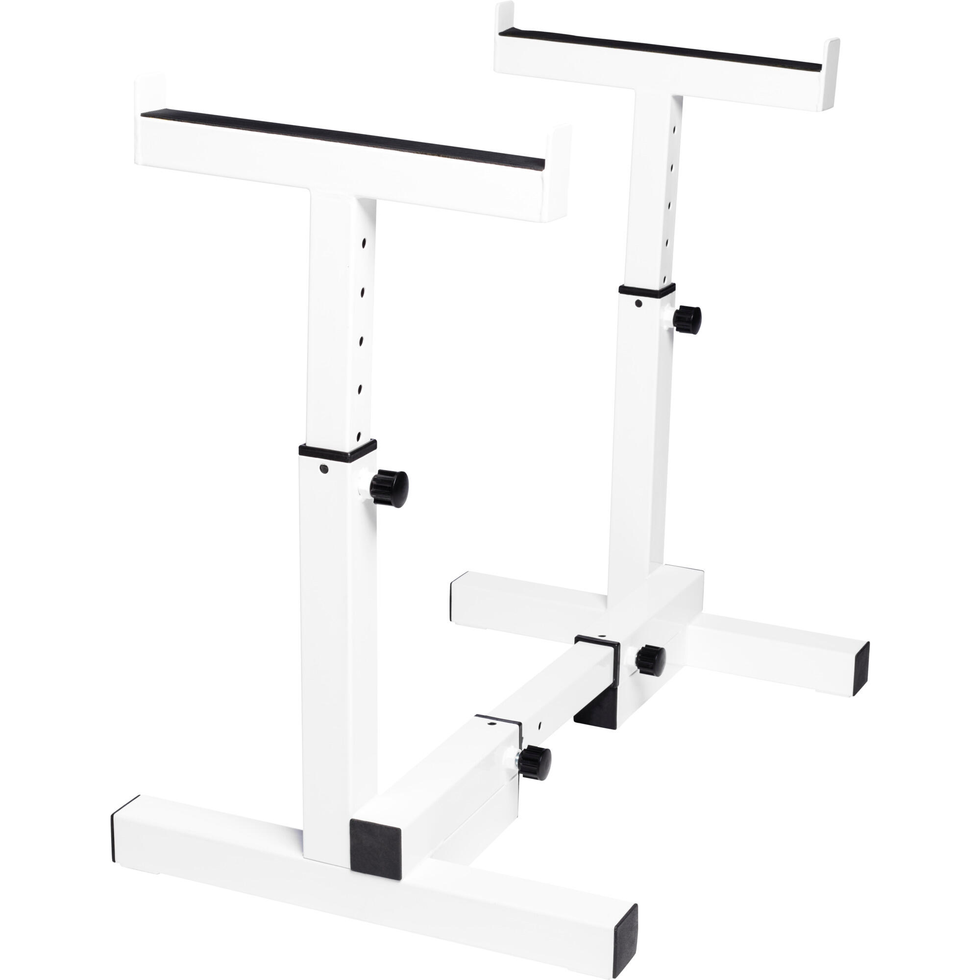 Supporto bilanciere Gorilla Sports regolabile altezza/larghezza 250 kg bianco 2/7
