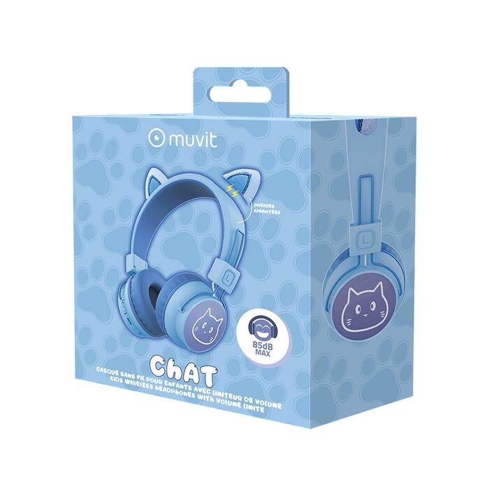Casque audio enfant sans fil Muvit Chat 4/4