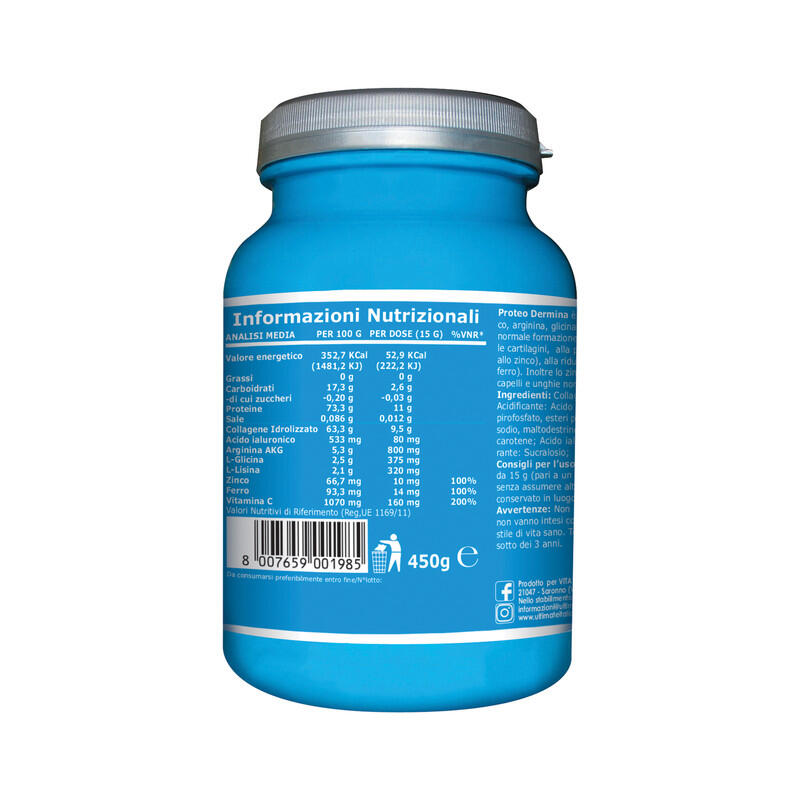 Integratore alimentare - PROTEO DERMINA ARANCIA - 450g 3/6