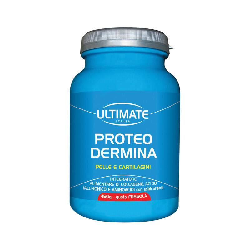 ULTIMATE ITALIA Integratore alimentare - PROTEO DERMINA FRAGOLA - 450g