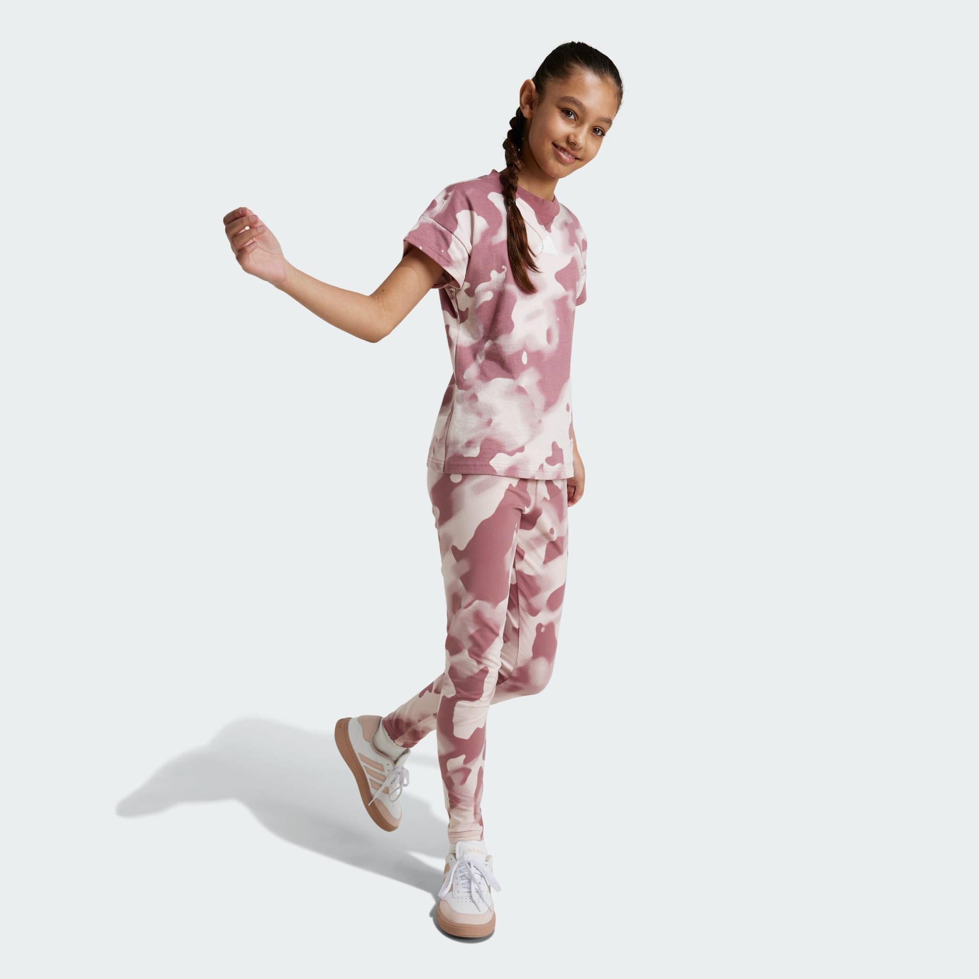 ADIDAS Future Icons Camo Print 7/8 Leggings Kids