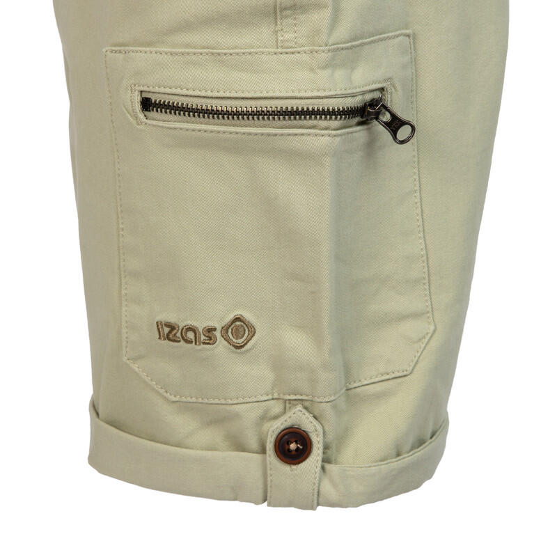 Izas Pantalón Corto de Montaña para trekking y senderismo , tejido ligero LARDY 4/4