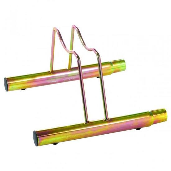 Portabici Singolo da Terra Zincato 385x42x26cm - 1201 AB-G - Oro