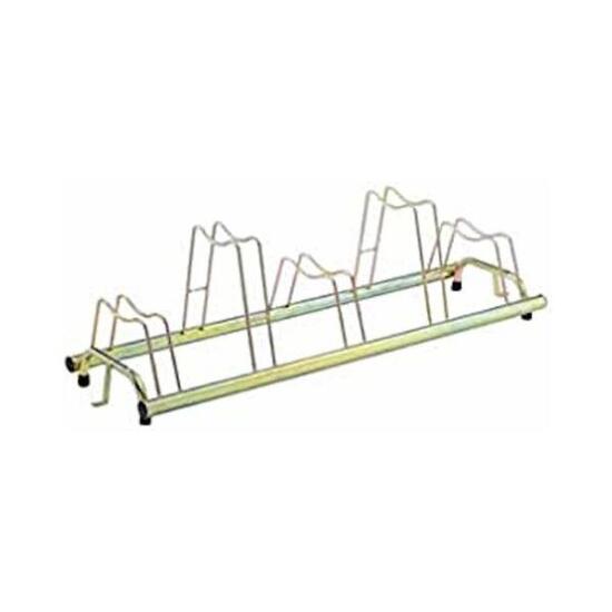 Portabici per 5 Biciclette con Freno a Disco 140x42x41cm - 1205 G - Oro