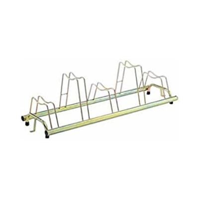 Portabici per 5 Biciclette. con Freno a Disco. 140x42x41cm - 1205 G - Oro