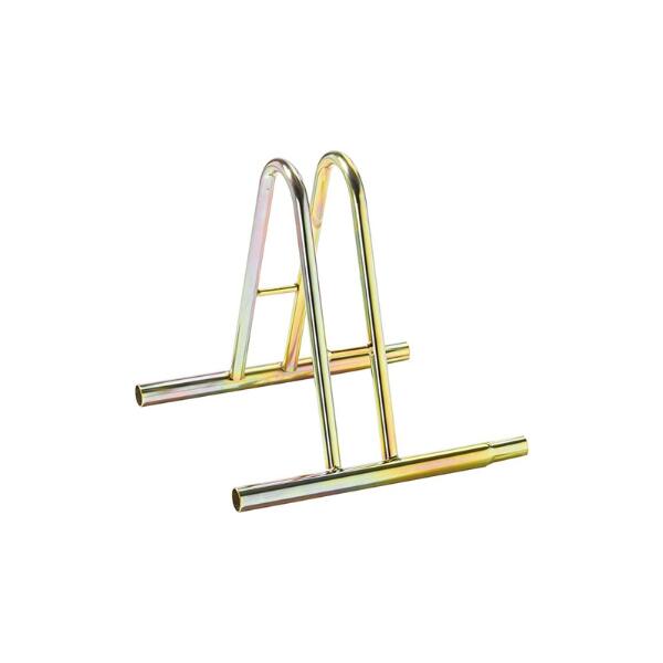 Portabici Singolo Modulabile, Acciaio Zincato, 35x35x37cm - 1001 EC-TR-G - Oro 1/4