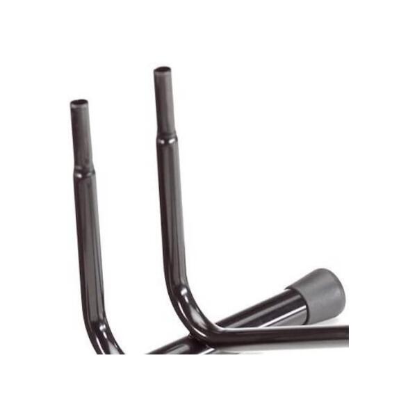 Portabici Singolo Smontabile, Ruote da 6cm, 38,5x67x29cm - 7014 - Nero 3/3