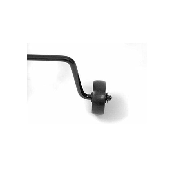 Portabici, anche Freno a Disco, con Ruote Girevoli, 35x35x25cm - 1302 - Argento 2/4