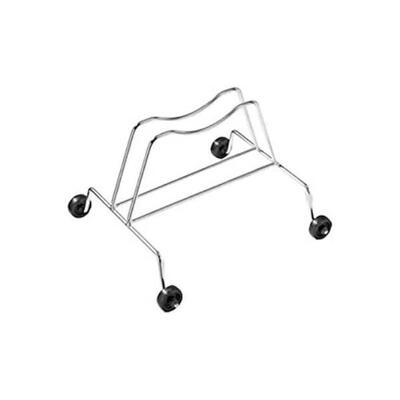 Portabici anche Freno a Disco con Ruote Girevoli 35x35x25cm - 1302 - Argento