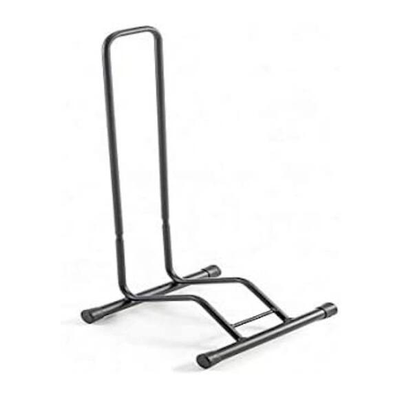 ANDRYS Portabici Singolo Smontabile, Ruote da 12cm, 38,5x29x67cm - 7018 - Nero
