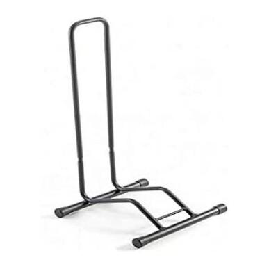 Portabici Singolo Smontabile. Ruote da 12cm. 38.5x29x67cm - 7018 - Nero