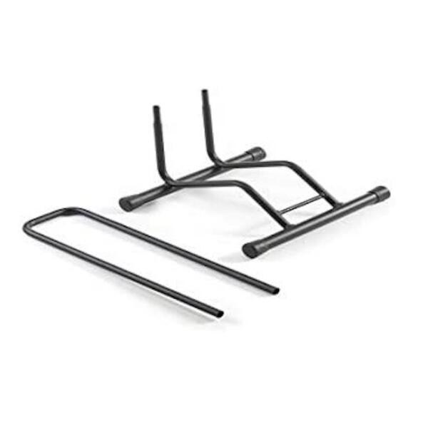 Porte-vélos simple démontable, roues 12cm, 38,5x29x67cm - 7018 - Noir 2/2