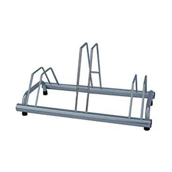 Andrys - Porte-vélos Pour 3 Vélos, Acier Inoxydable, 77x42x40cm - 1003 Inox - Gris - Arceau De Stationnement Vélo - Gris - Taille Unique - Decathlon