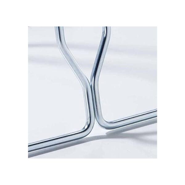 Portabici Singolo, anche per per Freno a Disco, 35x35x30cm - 1307 - Argento 2/3
