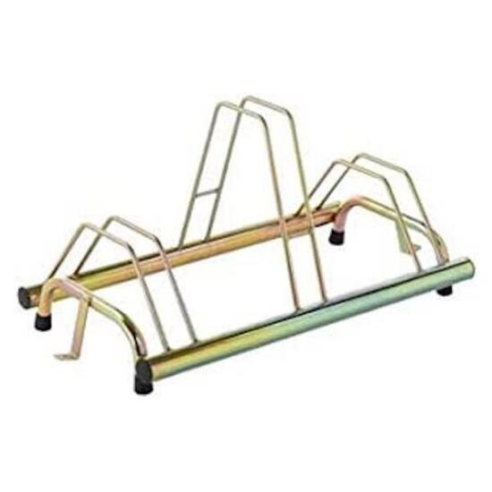 Portabici per 3 Biciclette con Staffa di Fissaggio 79x42x40cm - 1003 S - Oro