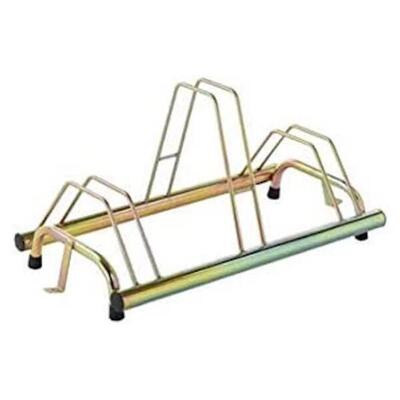 Portabici per 3 Biciclette con Staffa di Fissaggio. 79x42x40cm - 1003 S - Oro