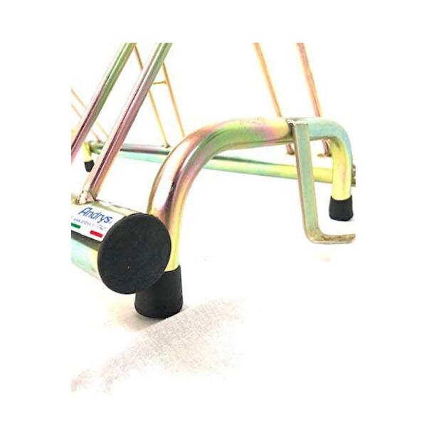Porte-Vélo pour 3 Vélos avec Equerre de Fixation, 79x42x40cm - 1003 S - Or 4/5