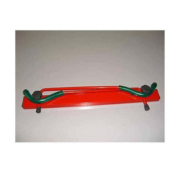 Porte-vélos pliant peu encombrant, 2 bras, 45x7x8cm - 2001 - Rouge 2/3