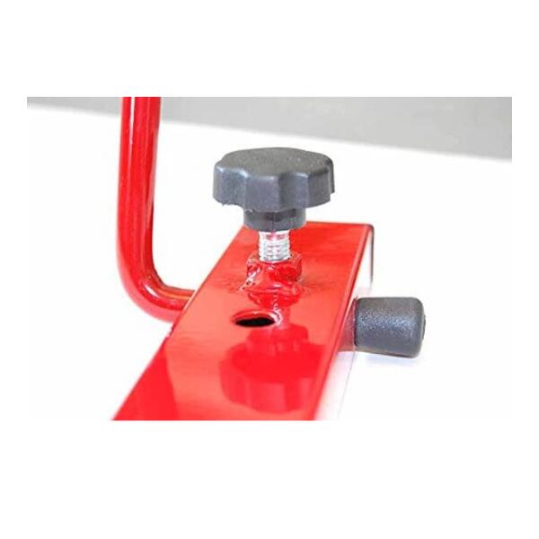Porte-vélos pliant peu encombrant, 2 bras, 45x7x8cm - 2001 - Rouge 3/3