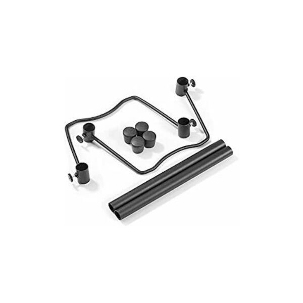 Portabici Singolo Smontabile e Regolabile, 35x35x25cm - 1101 REG-V - Nero 2/2