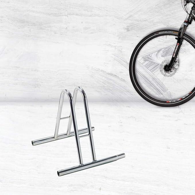 Porte-vélos modulaire simple, acier galvanisé, 35x35x37cm -1001 EC-TR-B- Argent 2/4