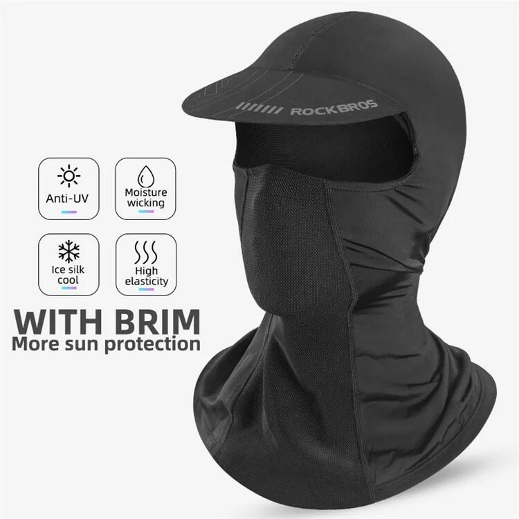 Cagoule Complet Protection Solaire Respirant  Balaclava avec Visière 3/7
