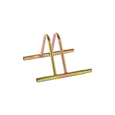 Portabici Singolo Modulabile Acciaio Zincato 385x38x26cm - 1001 EC-G - Oro