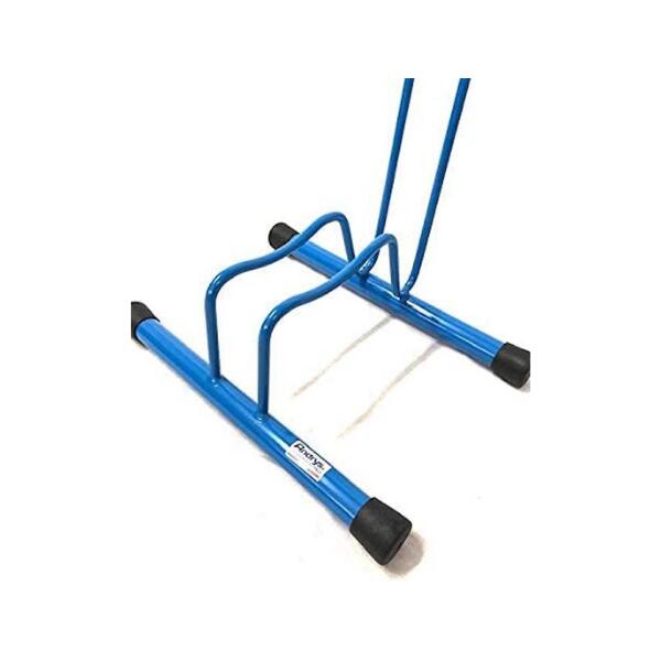 Portabici Singolo da Bambino con Piedistallo, 38,5x29x50cm - 7022 - Blu 2/4