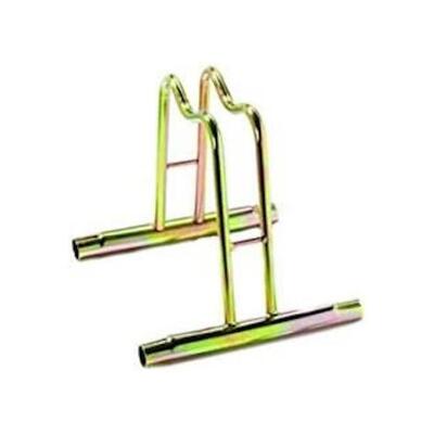 Portabici Singolo Alto Acciaio Zincato 385x42x26cm - 1101 C-G - Oro