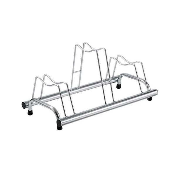 Andrys - Porte-vélos Avec 3 Poteaux Hauts Et Bas, Acier, 77x42x41cm - 1203 B - Silver - Arceau De Stationnement Vélo - Gris - Taille Unique - Decathlon