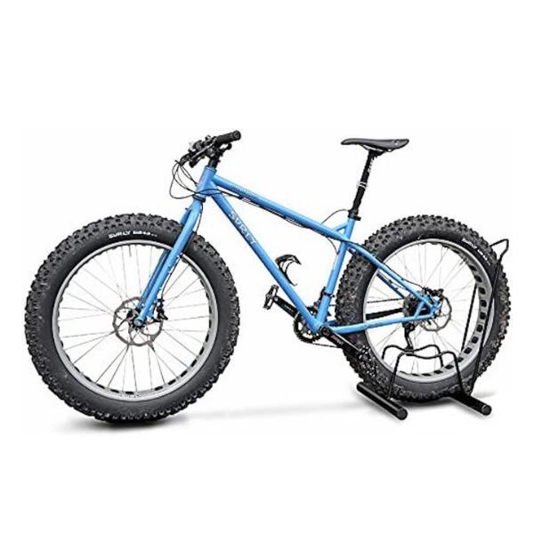 Porte-vélos Fat Bike simple avec roues de 12cm - 7012 - Noir 3/4