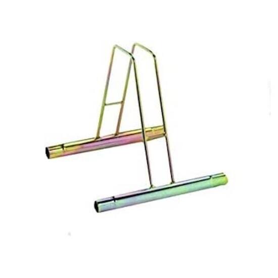 Portabici Singolo Alto Acciaio Zincato 385x40x42cm - 1001 C-G - Oro