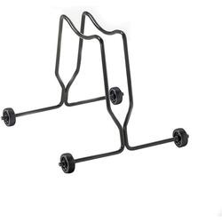 Porte-vélos, pour freins à disque, avec roues fixes, 35x35x30cm - 1306 - Noir