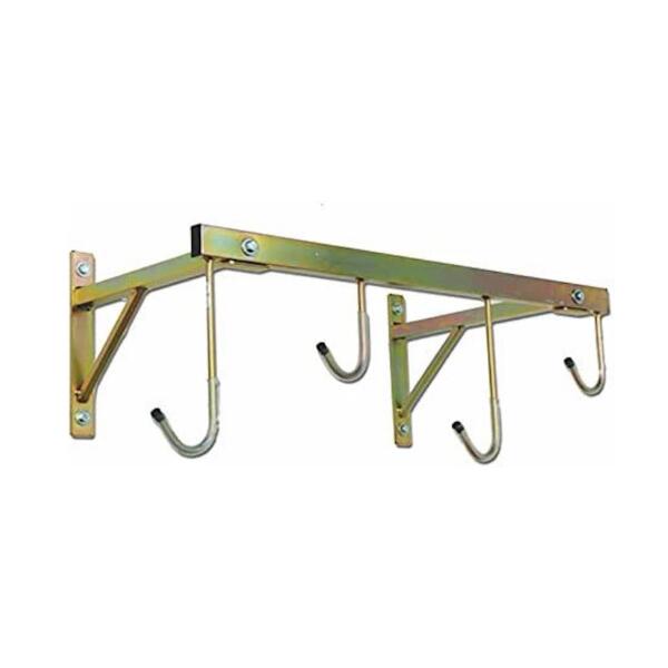 Andrys - Porte-vélos Avec Étagère Murale Pour 6 Vélos, 30x126x37 Cm - 3006 M - Or - Crochet Vélo - Jaune - Taille Unique - Decathlon