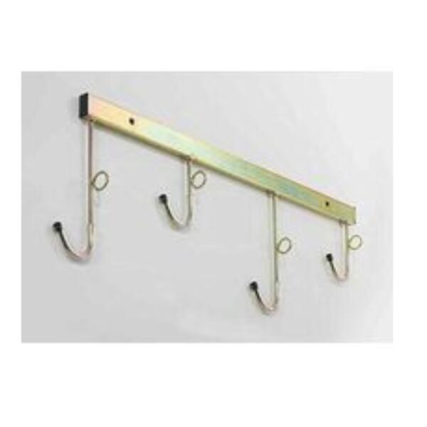 Porte-vélos mural amovible avec anneaux, 4 places, 78x37x28cm - 3004 A - Or 2/4
