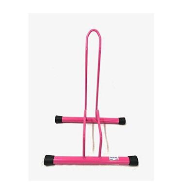 Portabici Singolo da Bambina con Piedistallo. 38.5x29x50cm - 7021 - Rosa