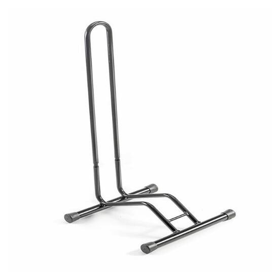 Portabici Singolo Smontabile Ruote da 8cm 385x29x67cm - 7018 - Nero