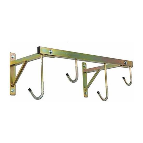 Porte-vélos mural 4 places, avec support de fixation, 78x37x28cm - 3004 - Or