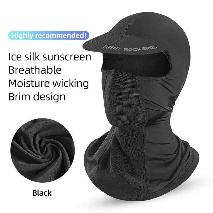 Cagoule Complet Protection Solaire Respirant  Balaclava avec Visière 2/7