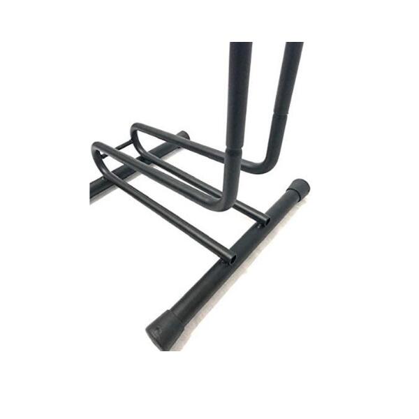 Porte-vélos simple démontable, roues de 6cm, 38,5x29x67cm - 7501 - Noir 3/4