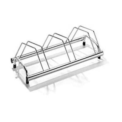 Portabici Inclinato per 3 Biciclette. Zincato. 100x42x40cm - 1003 I - Argento