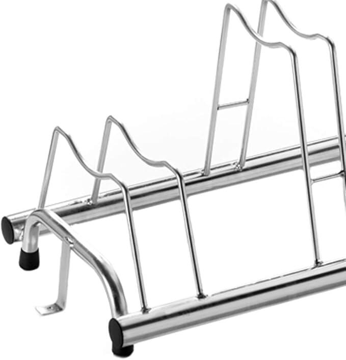 Porte-vélos pour 5 vélos, pneus jusqu'à 8cm, 140x42x41cm - 1203 M - Silver 2/3