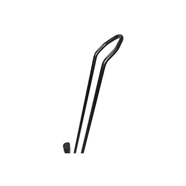 Porte-vélos simple non démontable, roues 6cm, 38,5x29x67cm - 7017 - Noir 3/5