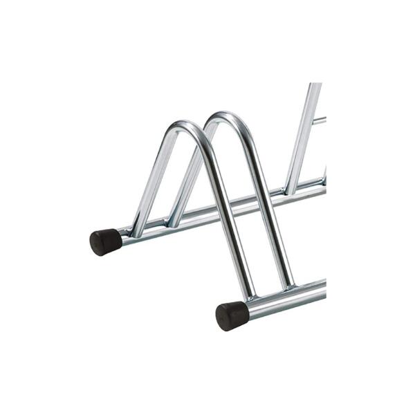 Support de sol pour 3 vélos, galvanisé, 110x42x38cm - 1004 EC - Argent 2/4