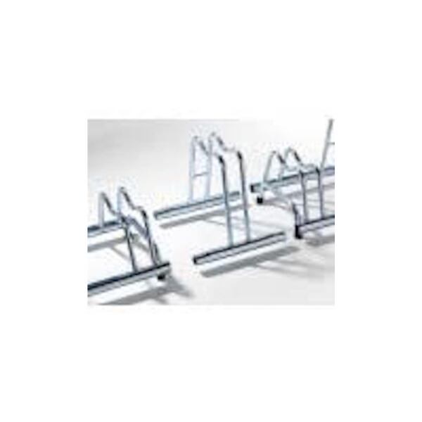 Porte-vélos simple haut, Acier galvanisé, 38,5x42x26cm - 1101 C-B - Argent 2/2